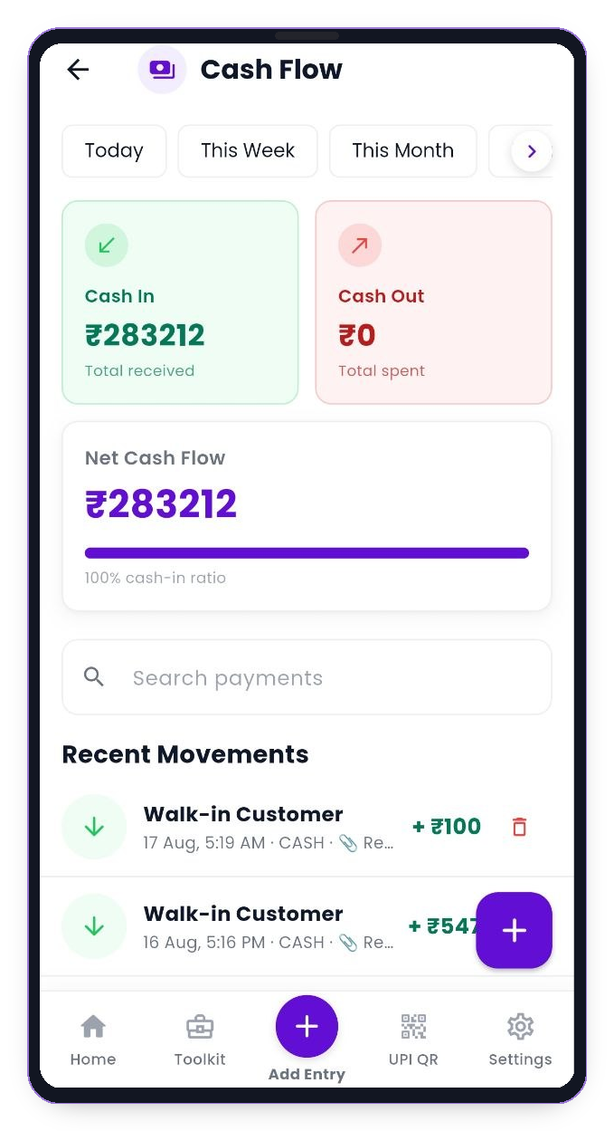 Zippl Cash Flow Management
